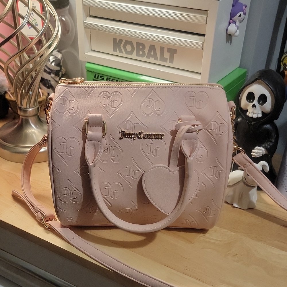 Juicy Couture Light Pink Satchel with Heart Charm